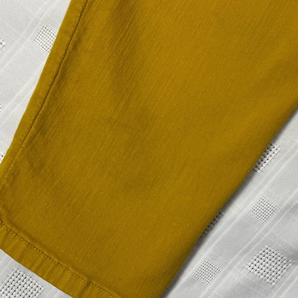 Karen Kane Mustard Yellow Skinny Pants Size 12 Made in USA Stretchy - Picture 4 of 15